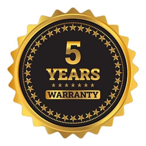 Extended 5 years warranty